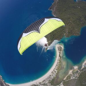 Fethiye paragliding Ölüdeniz Babadağ altitude 2000 meters.